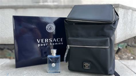 versace parfums backpack macys|Versace parfums backpack gift set.